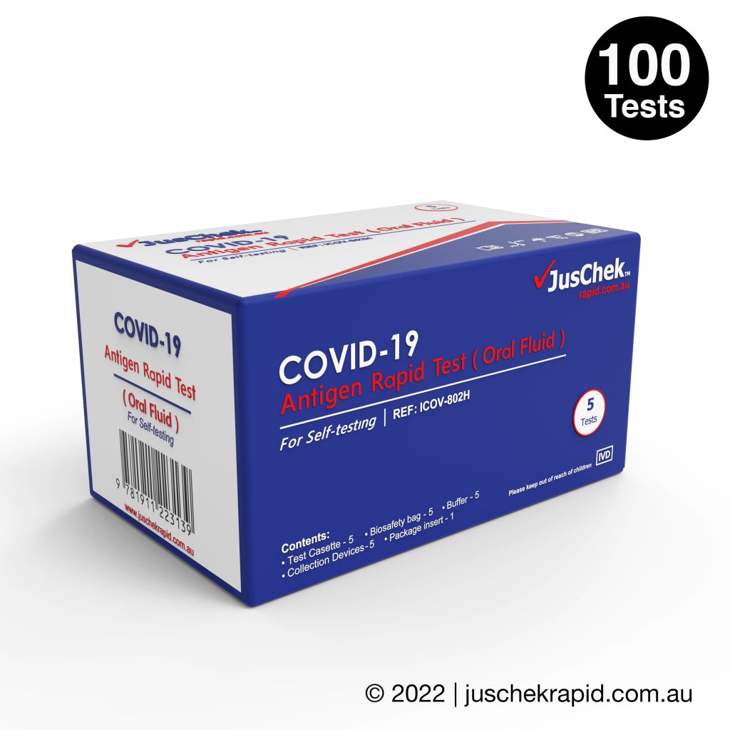JusChek™ Official Australia's Most Trusted Rapid Antigen Test Kit